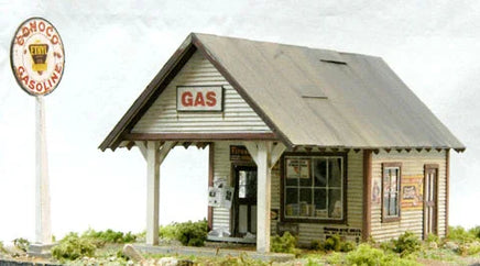 HO Banta Modelworks 1930's-40's Era Gas Station 2109 - MPM Hobbies