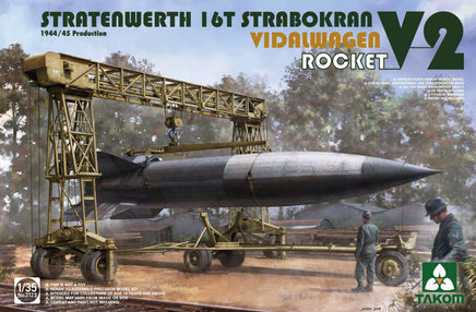 1/35 Takom Stratenwerth 16T Strabokran Vidalwagen V-2 Rocket 2123