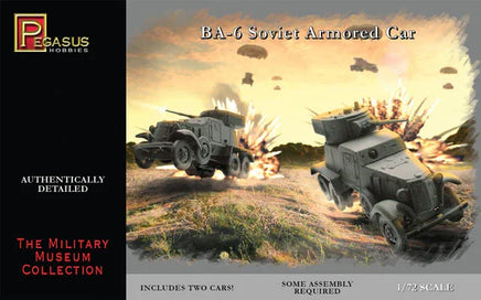 1/72 Pegasus BA-6 Soviet Armored Car 7672