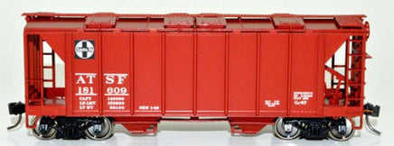 HO Bowser H34 Covered Hopper Atchison Topeka & Santa Fe Road #181673 - 43240