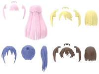 Bandai 30MS Option Hair Style Parts Vol.6 (4 Types) 9034001