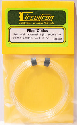 Tortoise Circuitron Fiber Optics .06" x 10' 800-8060