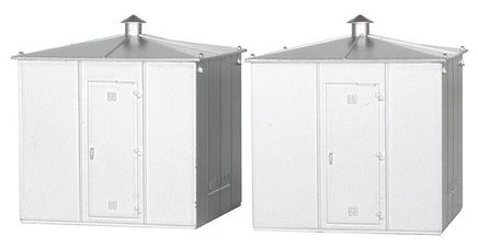 HO Bachmann Trackside Equipment Buildings (2 Per Card) 42220