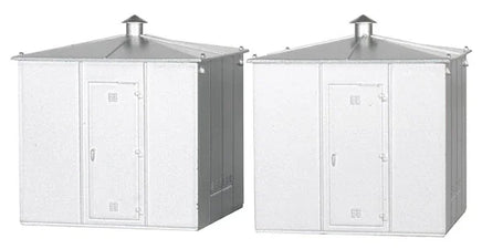 HO Bachmann Trackside Equipment Buildings (2 Per Card) 42220
