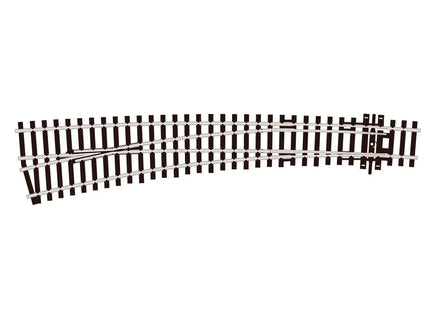 HO Peco SL-E87 Curved Turnout Large Radius Left Hand 38000 - MPM Hobbies
