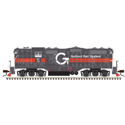 HO Atlas GP7 Silver Guilford Rail System (ST) 15 (Gray/Orange) - 10003931