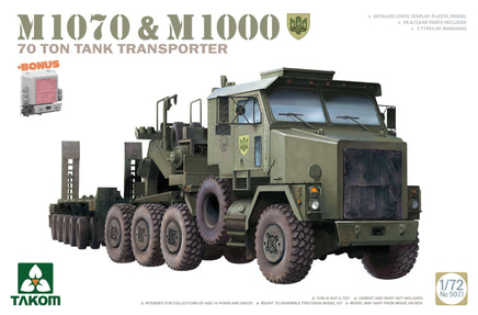 1/72 Takom M1070 & M1000 70 Ton Tank Transporter 5021