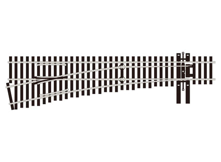 HO Peco SL-E8352 Turnout #5 Radius Left Hand 34514 - MPM Hobbies