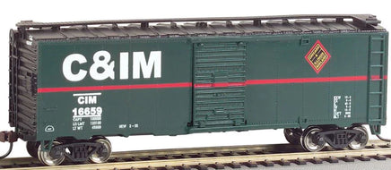 HO Bachmann 40' Box Car - Chicago and Illinois Midland 17025