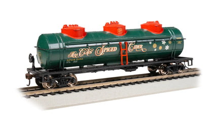 HO Bachmann 40' Three-Dome Tank Car - Mrs. Claus' Spiced Cider 17117