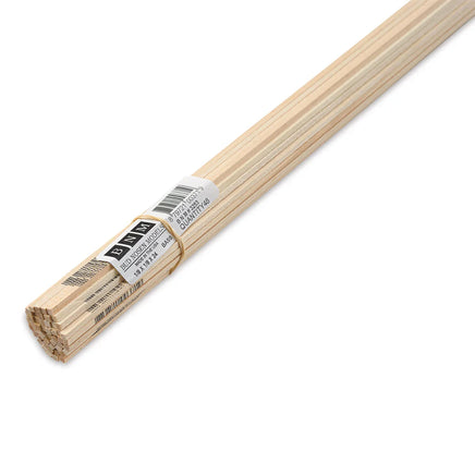 Bud Nosen Basswood Stick 1/8" x 1/8" x 24" (48/pkg) 3253 - MPM Hobbies
