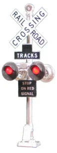 HO Tomar Railroad Crossing Signal w/Bell Casting (1 Pair/pkg) 862B