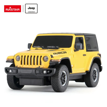 1/24 Rastar Exotic R/C JEEP Wrangler Rubicon - Yellow 79500Y
