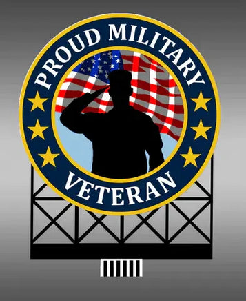 Miller Engineering Large Veterans Billboard 88-6301 - MPM Hobbies
