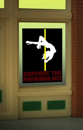Miller Engineering Performing Arts Window Sign 9115 - MPM Hobbies