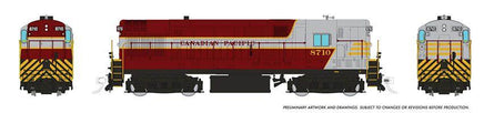 HO Rapido H16-44 (DC/DCC/Sound): CPR - Block Scheme: #8721 - 044531 - MPM Hobbies