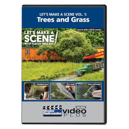 Kalmbach Let's Make a Scene Vol. 1: Trees and Grass DVD 15352 - MPM Hobbies