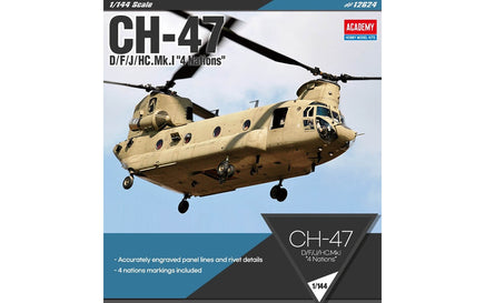 1/144 Academy CH-47 D/F/J/HC Mk.I 4 Nations 12624