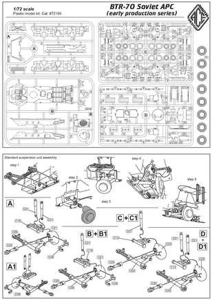 1/72 ACE Model BTR-70 (Early Production Series) 72164