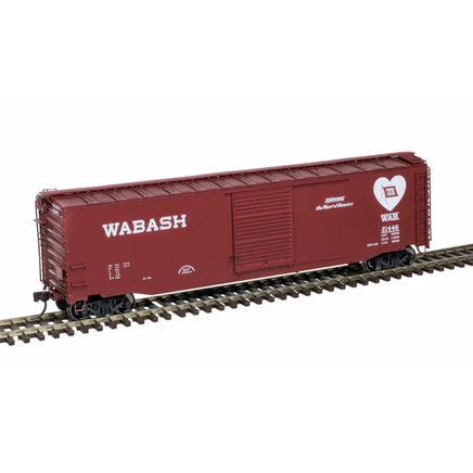 HO Atlas 50' Postwar Single Door Box Car Wabash #21548 - 20007521 - MPM Hobbies
