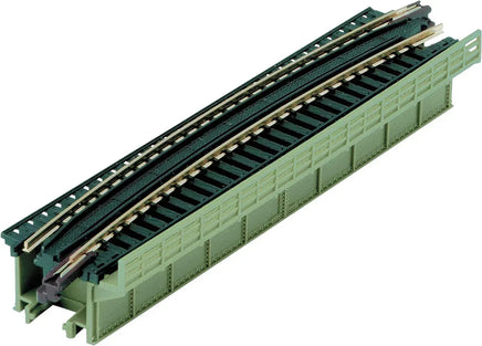 N Kato Single Track Deck Girder Curved Bridge Light Green 20468 - MPM Hobbies