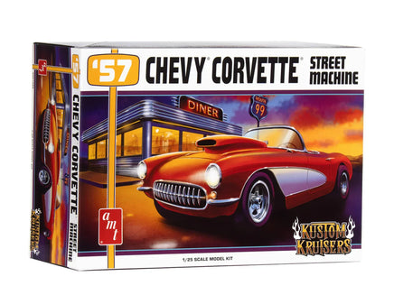 1/25 AMT 1957 Chevy Corvette Street Machine 1498