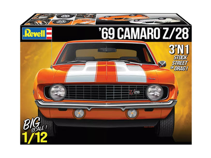 1/12 Revell-Monogram 1969 Chevy Camaro 3n1 12812