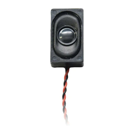 Digitrax SP26158B Rectangular 26.5mm x 15.5mm x 9mm 8 Ohm Compact Box Speaker with Enclosure & Wires 21007