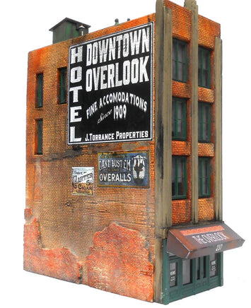 HO Downtown Deco Downtown Overlook Hotel - DD1068 - MPM Hobbies