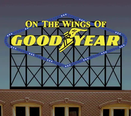 N/HO Miller Engineering Small Goodyear Billboard 44-4052 - MPM Hobbies