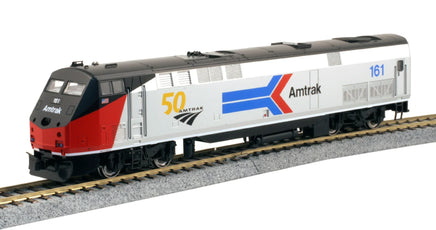 HO Kato GE P42 "Genesis" Amtrak Phase I #161 with 50th Anniversary Logo with ESU Loksound 37-6114-L - MPM Hobbies