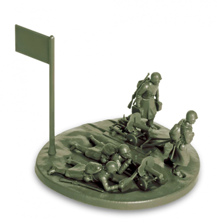 1/72 Zvezda Soviet Machine-Gun with Crew (Winter Uniform) 6220