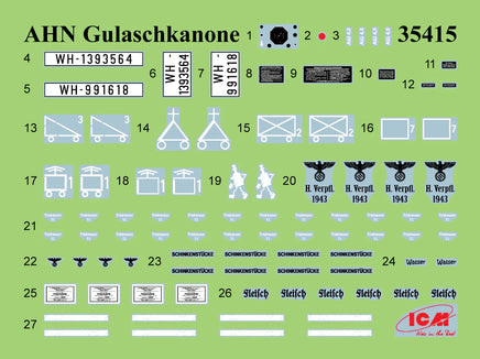 1/35 ICM Feldküche WWII German Field Kitchen with Cooks 35618