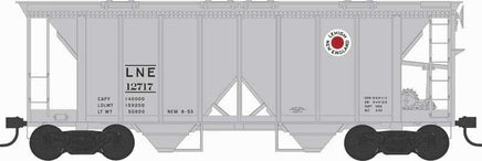 HO Bowser 70T Covered Hopper Lehigh & New England Road #12737 - 43275
