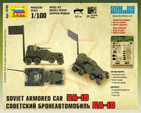 1/100 Zvezda Soviet Armored Car BA-10 6149