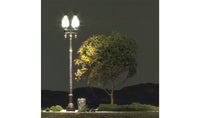O Woodland Double Lamp Post Street Lights 5648 - MPM Hobbies