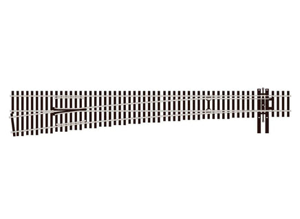 HO Peco SL-8382 Turnout 8th Radius Left Hand 34217 - MPM Hobbies