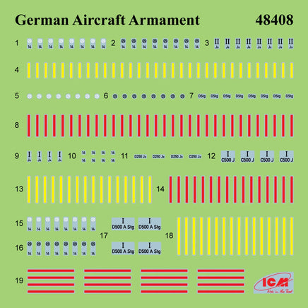 1/48 ICM WWII German Aircraft Armament 48408