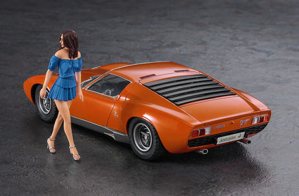 1/24 Hasegawa Lamborghini Miura P400 SV w/Italian Girl's Figure 20423 - MPM Hobbies