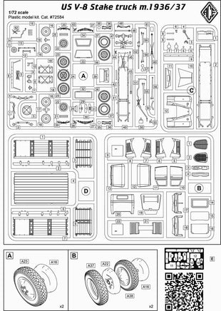 1/72 ACE Model US V-8 Stake Truck m.1936/37 72584