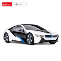 1/24 Rastar Exotic R/C BMW I8 - White 48400W