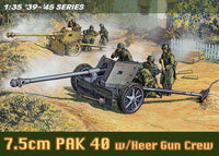 1/35 Dragon Model 7.5cm Pak 40 w/Heer Gun Crew 6249