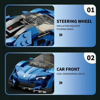 Reobrix Koenigsegg Agera Blue (298 pcs) 805