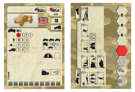 1/100 Zvezda British Armored Car Daimler Mk-1 6229