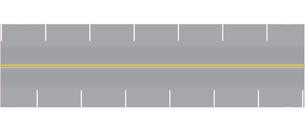 N Easy Streets Aged Asphalt Double Sided Parallel Parking White 325-3430 - MPM Hobbies