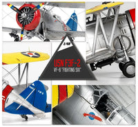 1/48 Academy US Navy Fighter F3F-2 VF-6 "Fighting Six" 12326 - MPM Hobbies