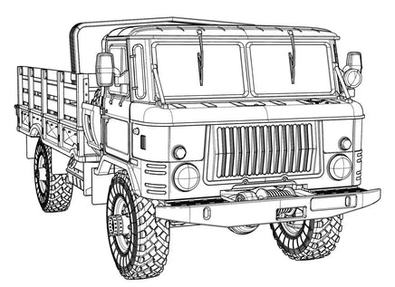 1/72 ACE Model GAZ-66B Soviet 4x4 2T Truck 72186