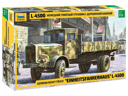 1/35 Zvezda German Heavy Truck "Einheitsfahrerhaus" L-4500 3647