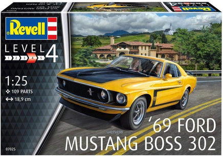 1/25 Revell Germany 69 Ford Mustang Boss 302 07025