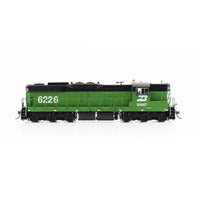 HO Rapido EMD SD9 (DC/Silent): Burlington Northern: #6232 - 50228
